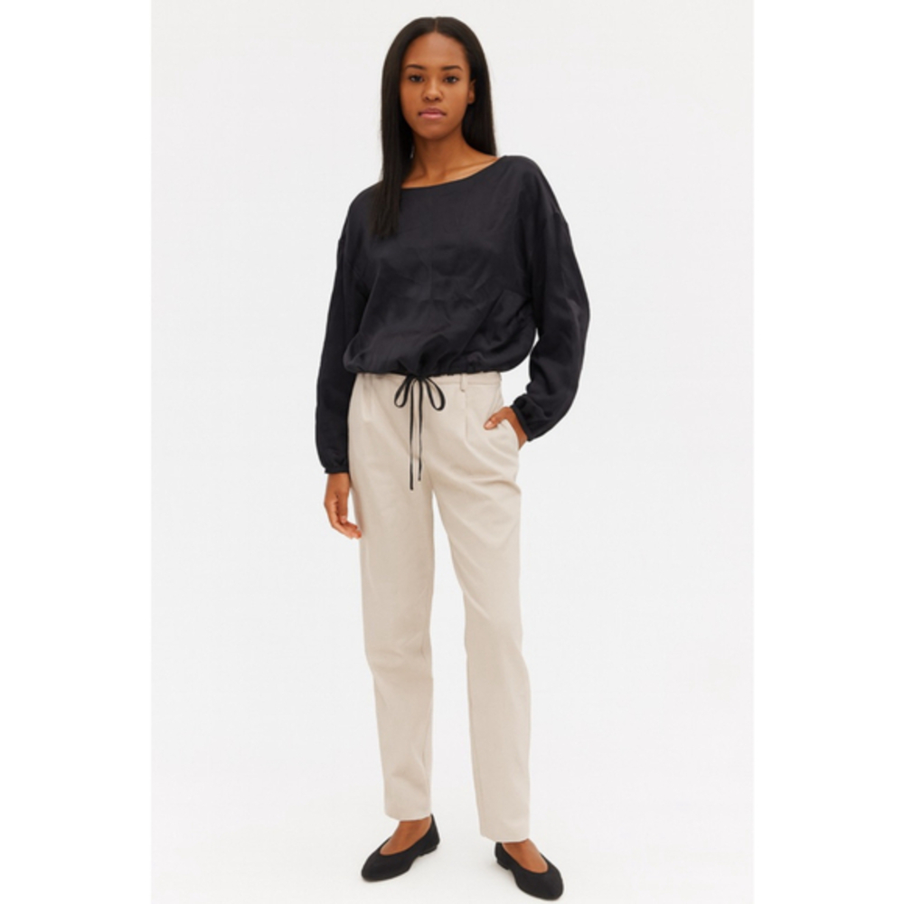 Zara Black Long Sleeve Blouse Women's Size Large